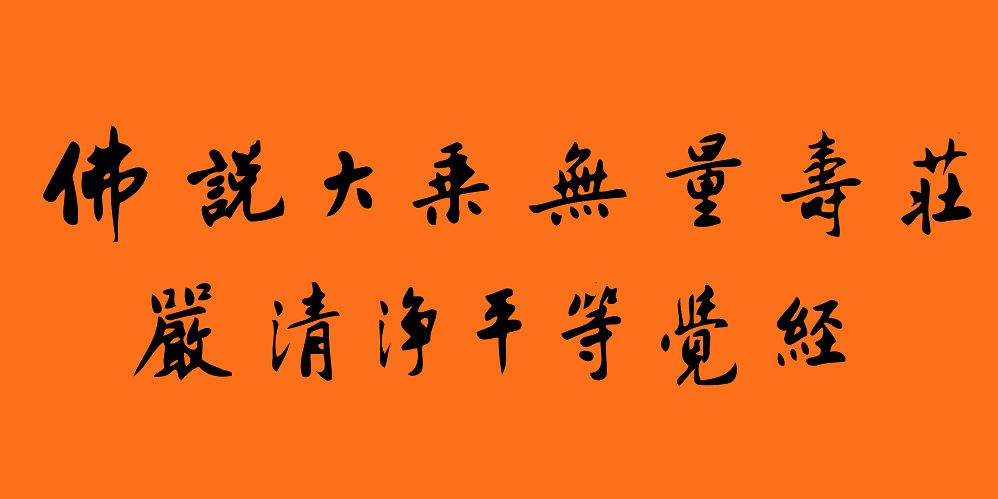 佛说大乘无量寿庄严清净平等觉经